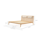 Sensu Bed - Light Oak - Beds Tolv Loom Collection Dubai