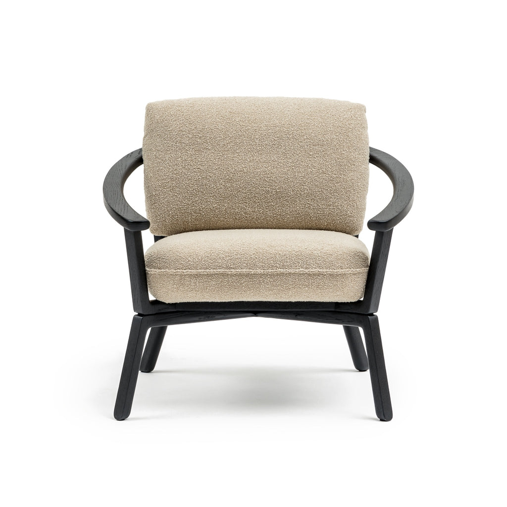 Sensu Lounge Chair - Black & Fawn - Loom Collection