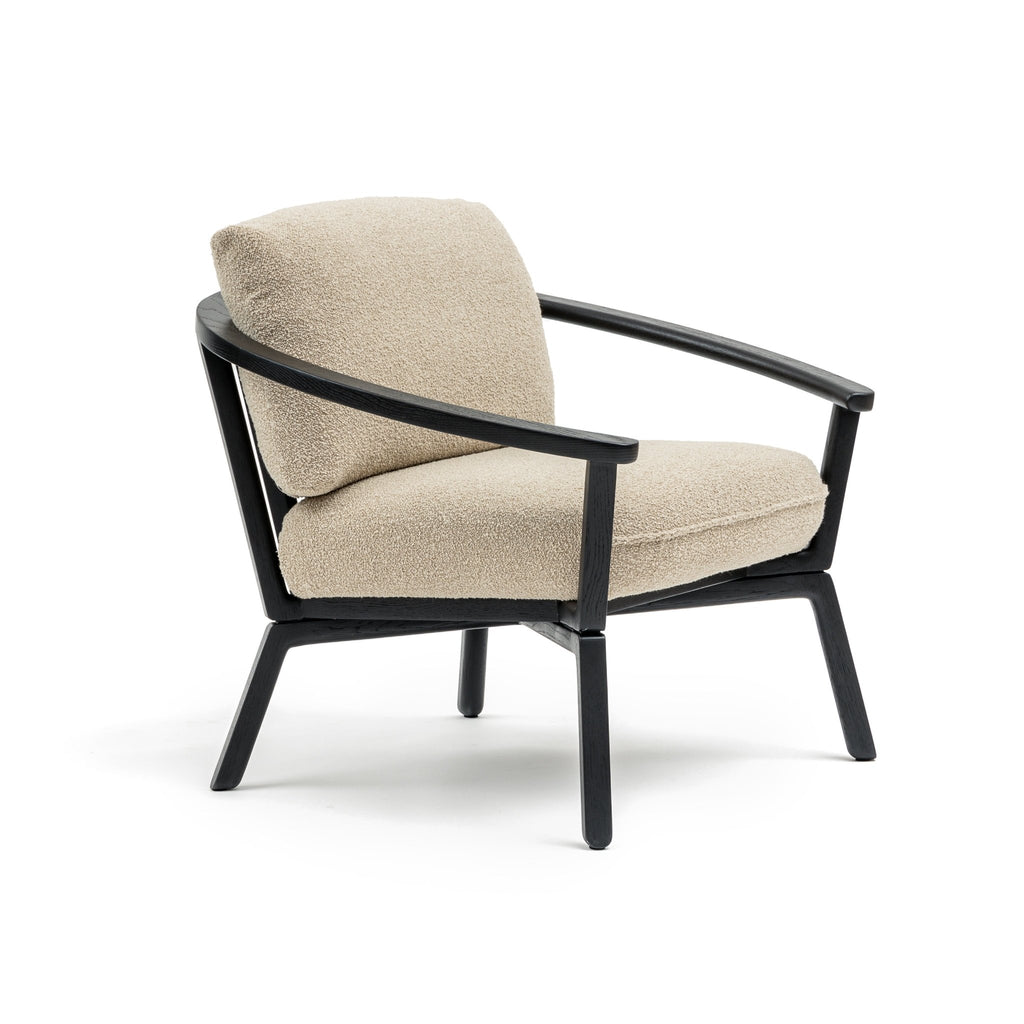 Sensu Lounge Chair - Black & Fawn - Loom Collection