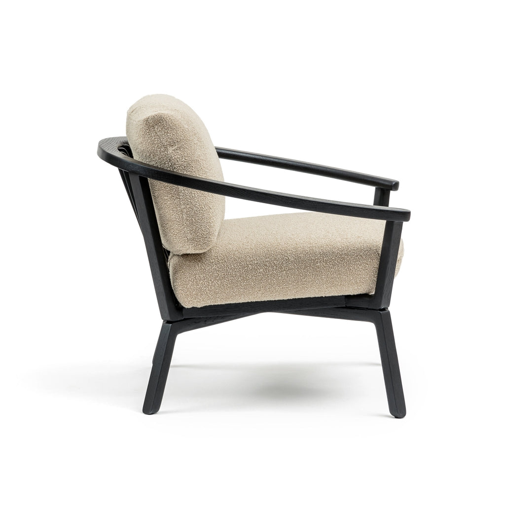 Sensu Lounge Chair - Black & Fawn - Loom Collection