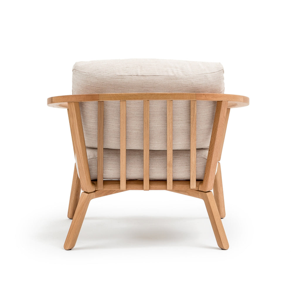 Sensu Lounge Chair - Light Oak & Nude - Loom Collection