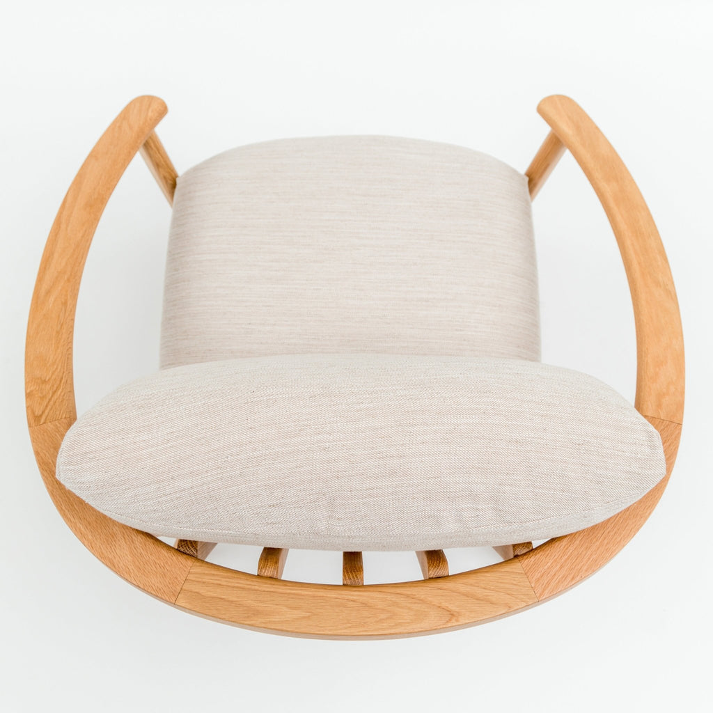 Sensu Lounge Chair - Light Oak & Nude - Loom Collection