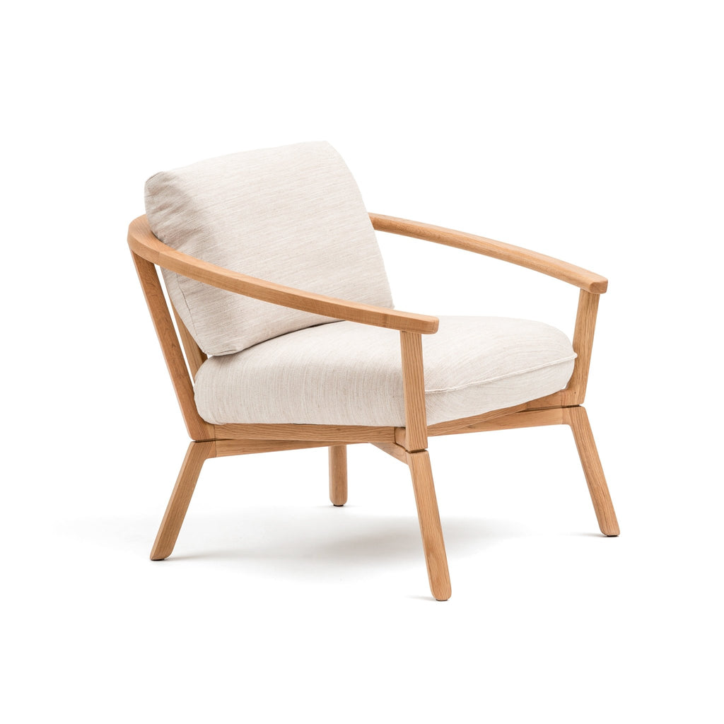 Sensu Lounge Chair - Light Oak & Nude - Loom Collection