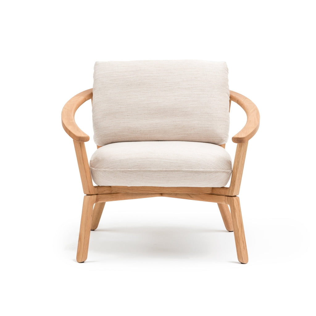 Sensu Lounge Chair - Light Oak & Nude - Loom Collection