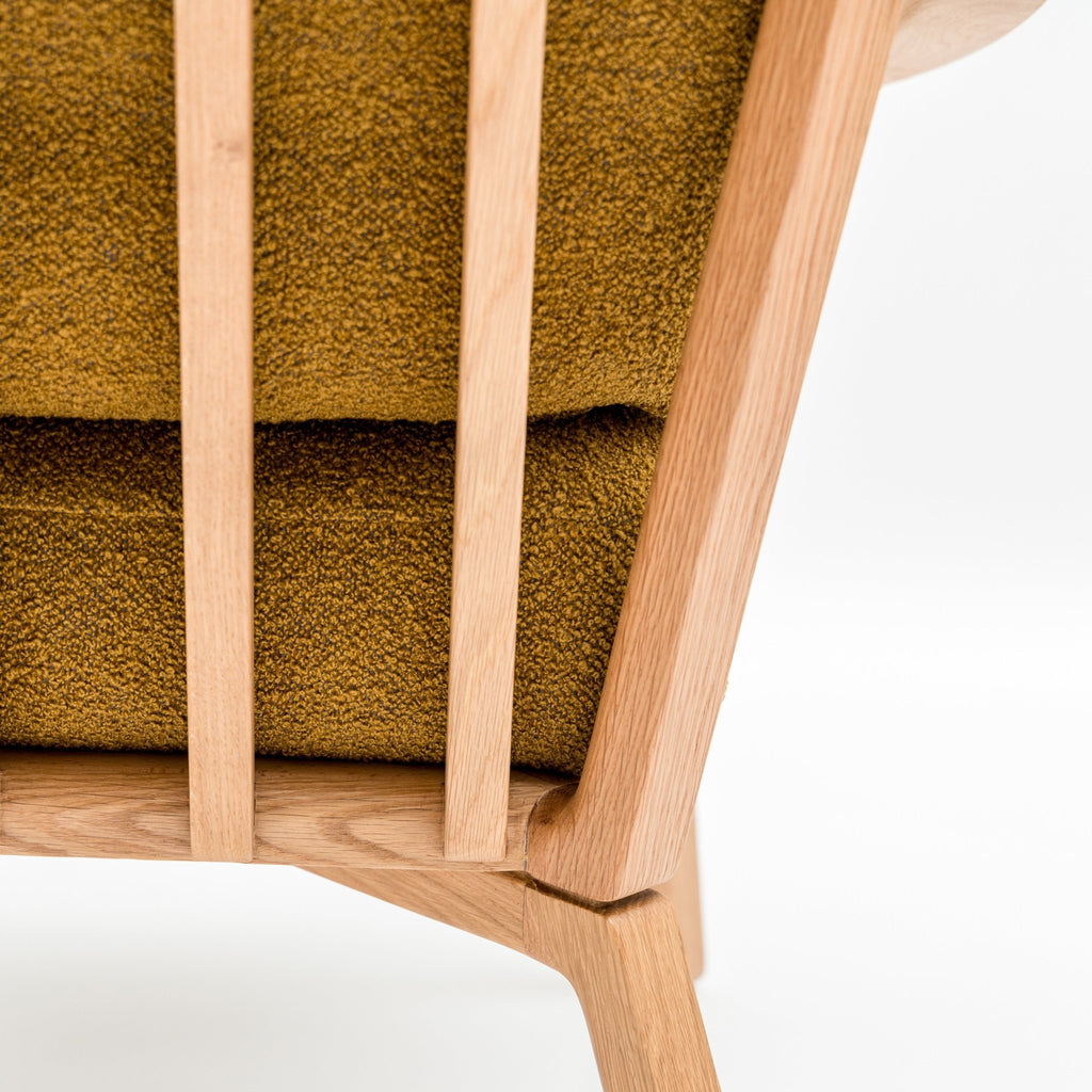 Sensu Lounge Chair - Light Oak & Ochre - Loom Collection