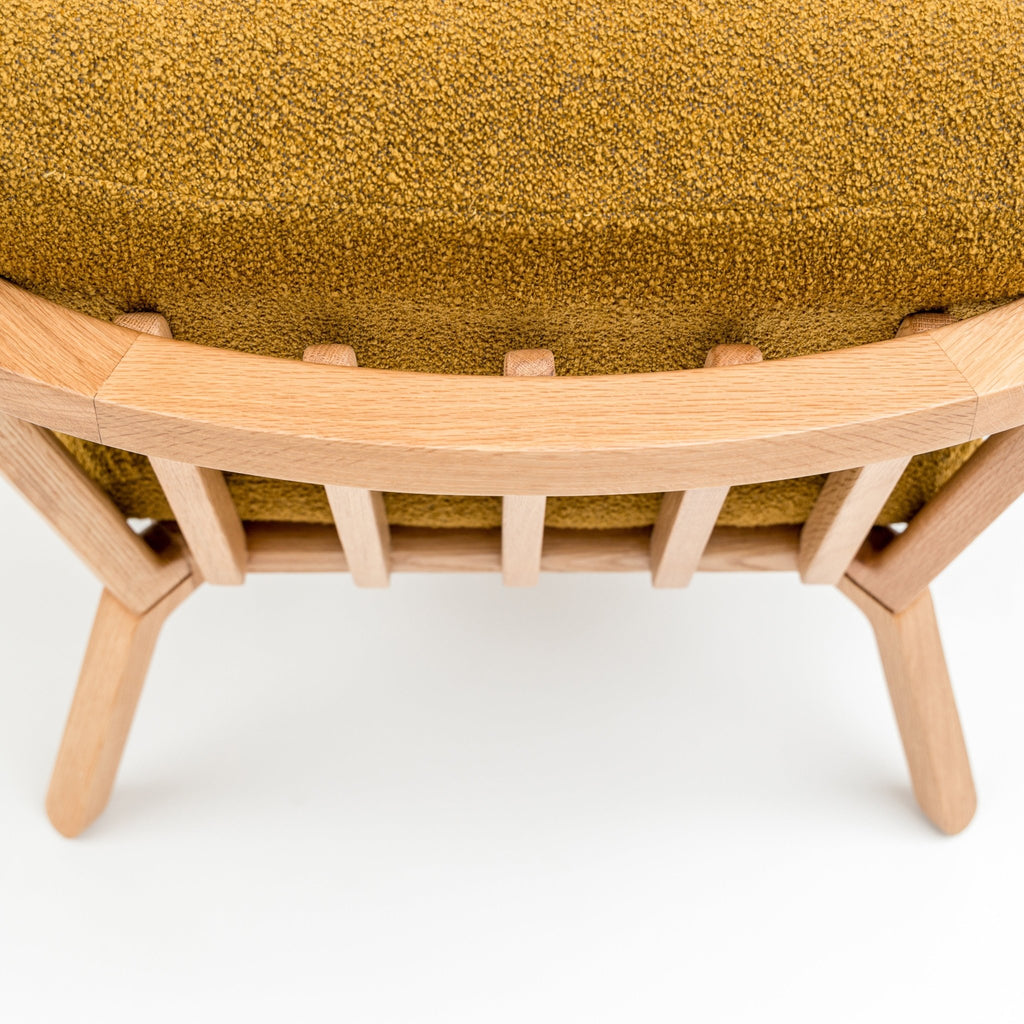 Sensu Lounge Chair - Light Oak & Ochre - Loom Collection