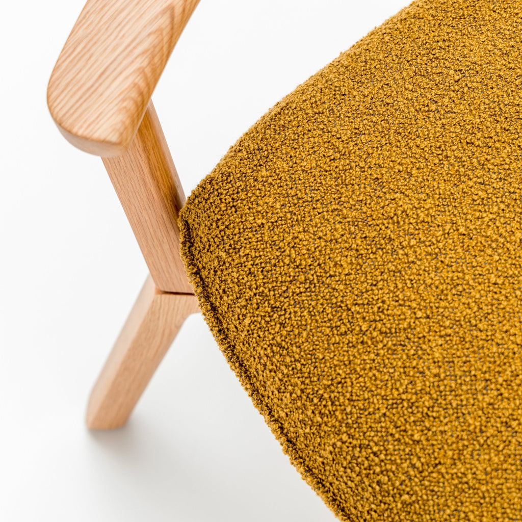 Sensu Lounge Chair - Light Oak & Ochre - Loom Collection