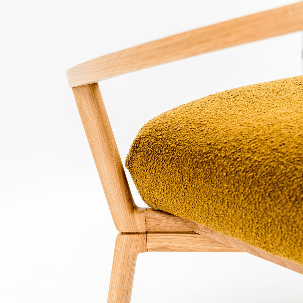 Sensu Lounge Chair - Light Oak & Ochre - Loom Collection