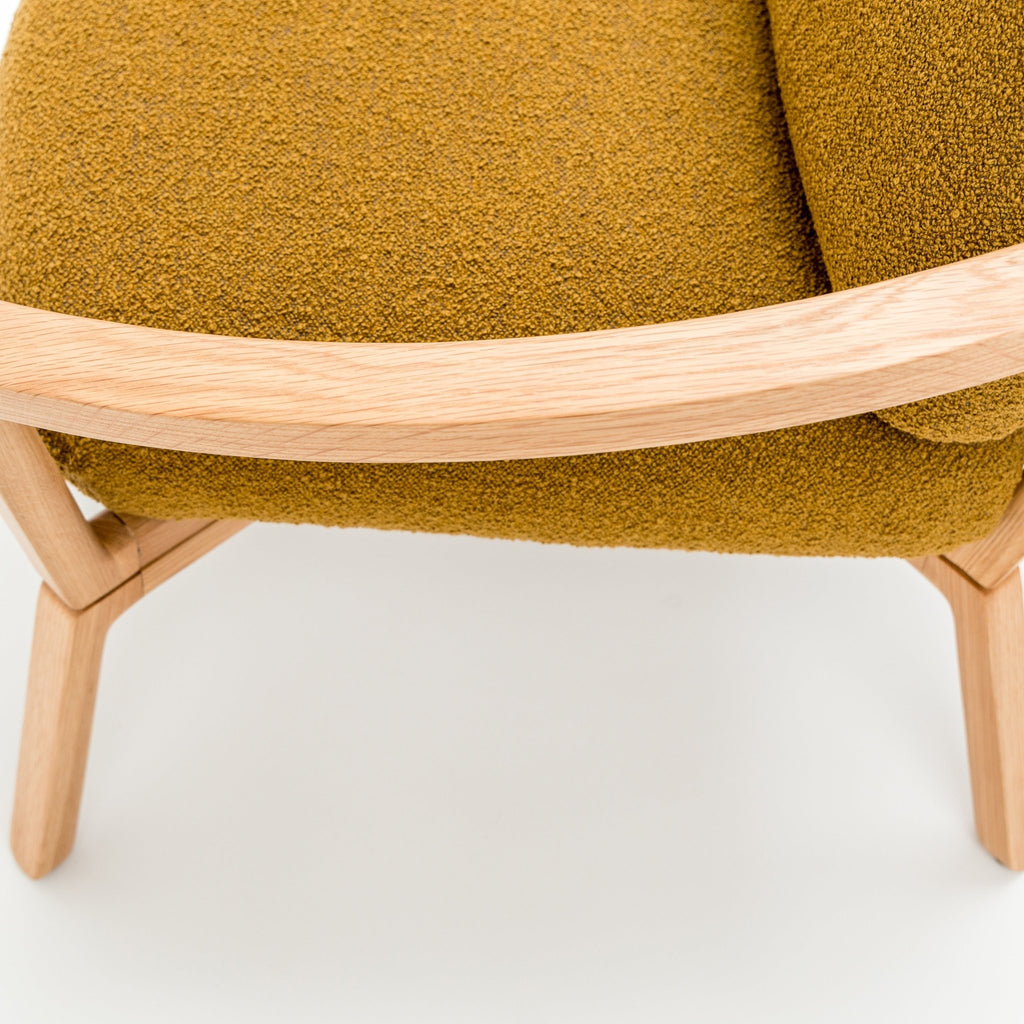 Sensu Lounge Chair - Light Oak & Ochre - Loom Collection