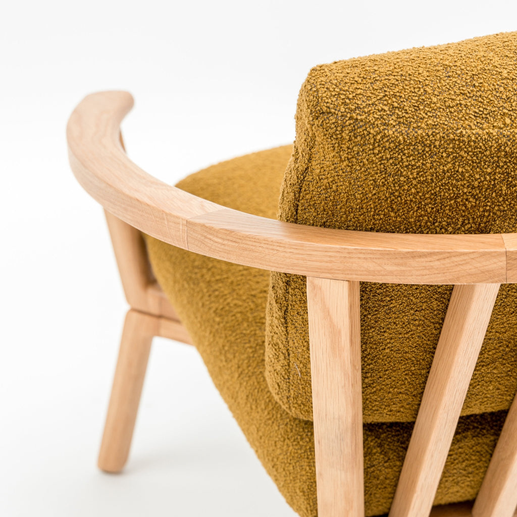 Sensu Lounge Chair - Light Oak & Ochre - Loom Collection