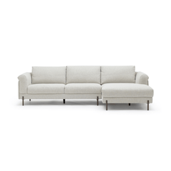 Serena L-Shaped Sofa - Almond Cream - Modular Sofas Loom Collection Loom Collection Dubai
