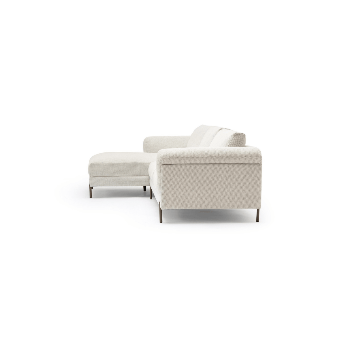 Serena L-Shaped Sofa - Almond Cream - Modular Sofas Loom Collection Loom Collection Dubai