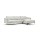 Serena L-Shaped Sofa - Almond Cream - Modular Sofas Loom Collection Loom Collection Dubai