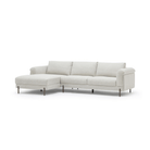 Serena L-Shaped Sofa - Almond Cream - Modular Sofas Loom Collection Loom Collection Dubai