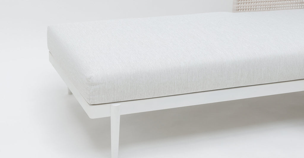 Seville Chaise Right - Stonewhite & Chalk.