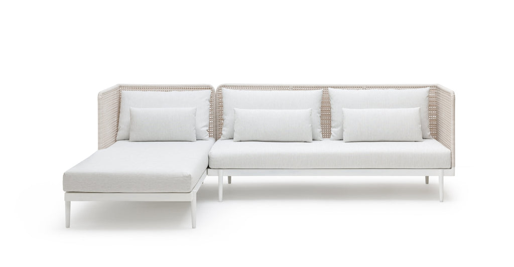 Seville Sofa - Stonewhite & Chalk.