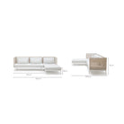 Seville Sofa - Stonewhite & Chalk