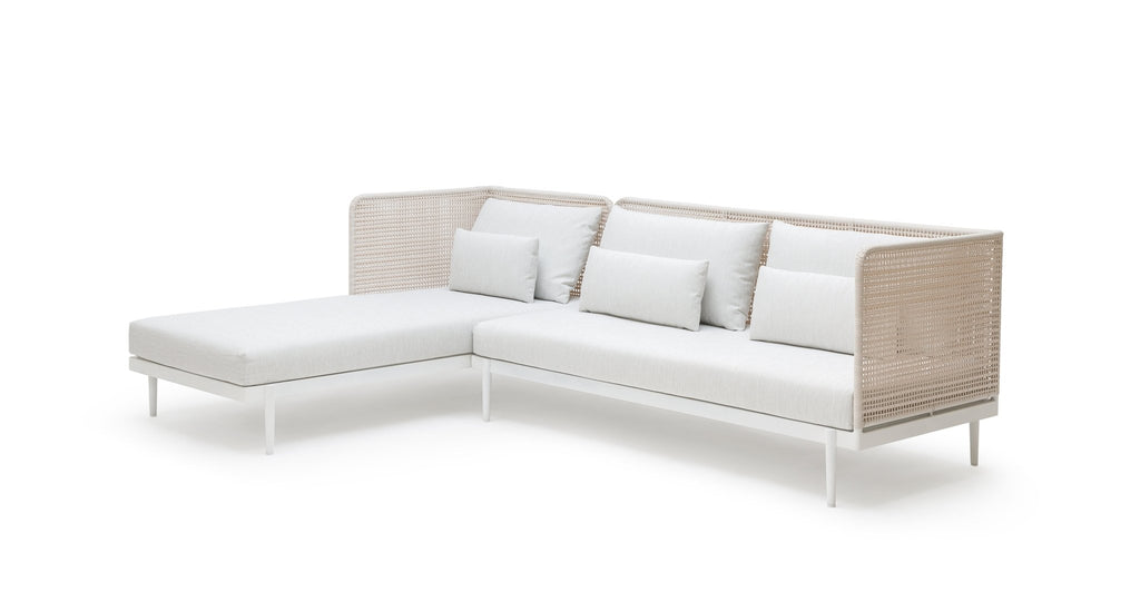 Seville Sofa - Stonewhite & Chalk.