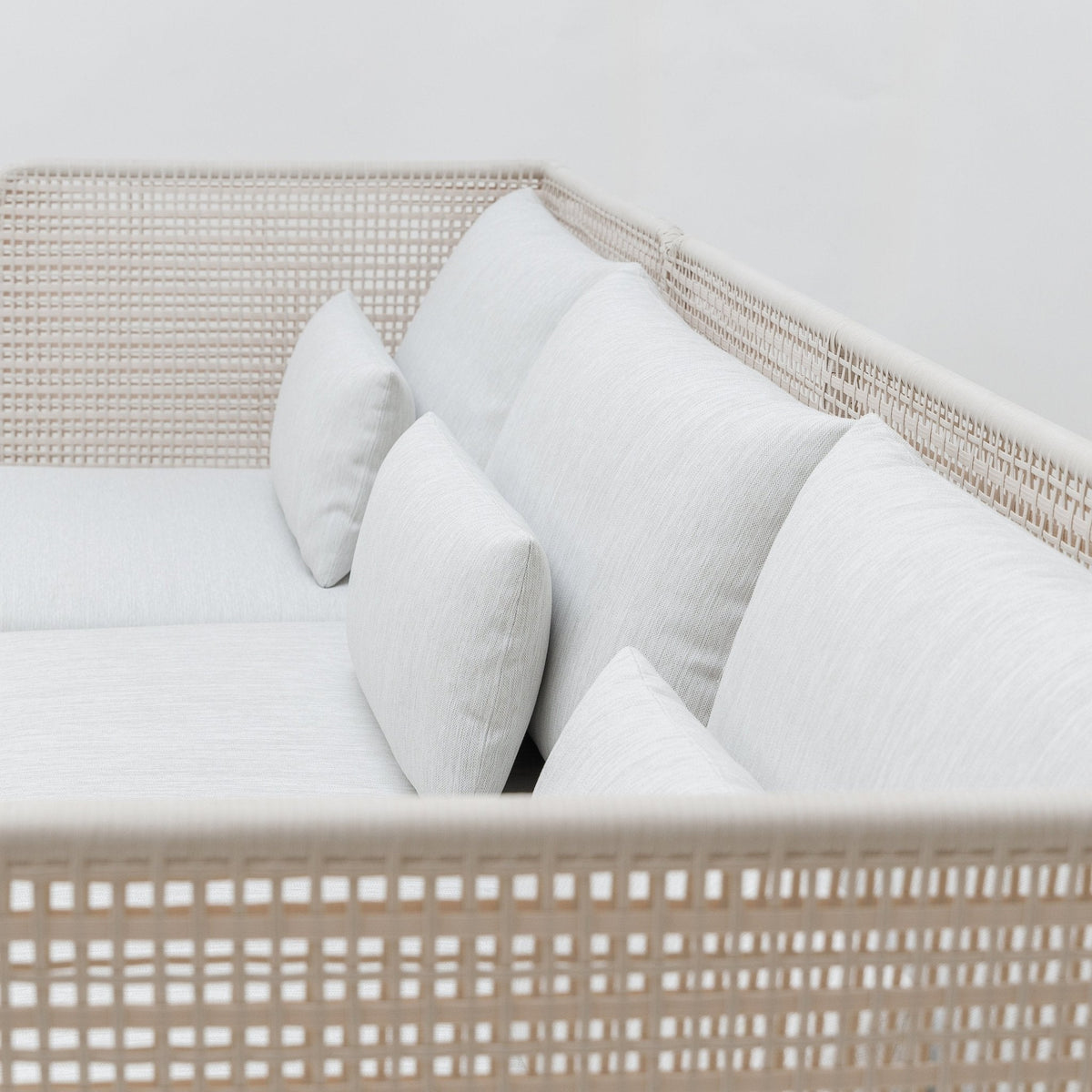 Seville Sofa - Stonewhite & Chalk - Outdoor Sofas Loom Collection Loom Collection Dubai