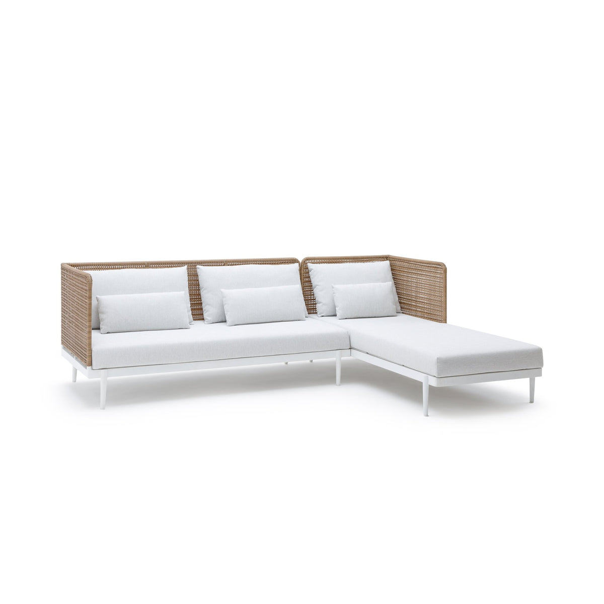 Seville Sofa - Stonewhite & Natural