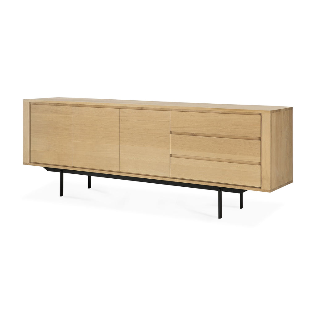 Shadow Sideboard - Oak - 3 Doors - 3 Drawers - Loom Collection