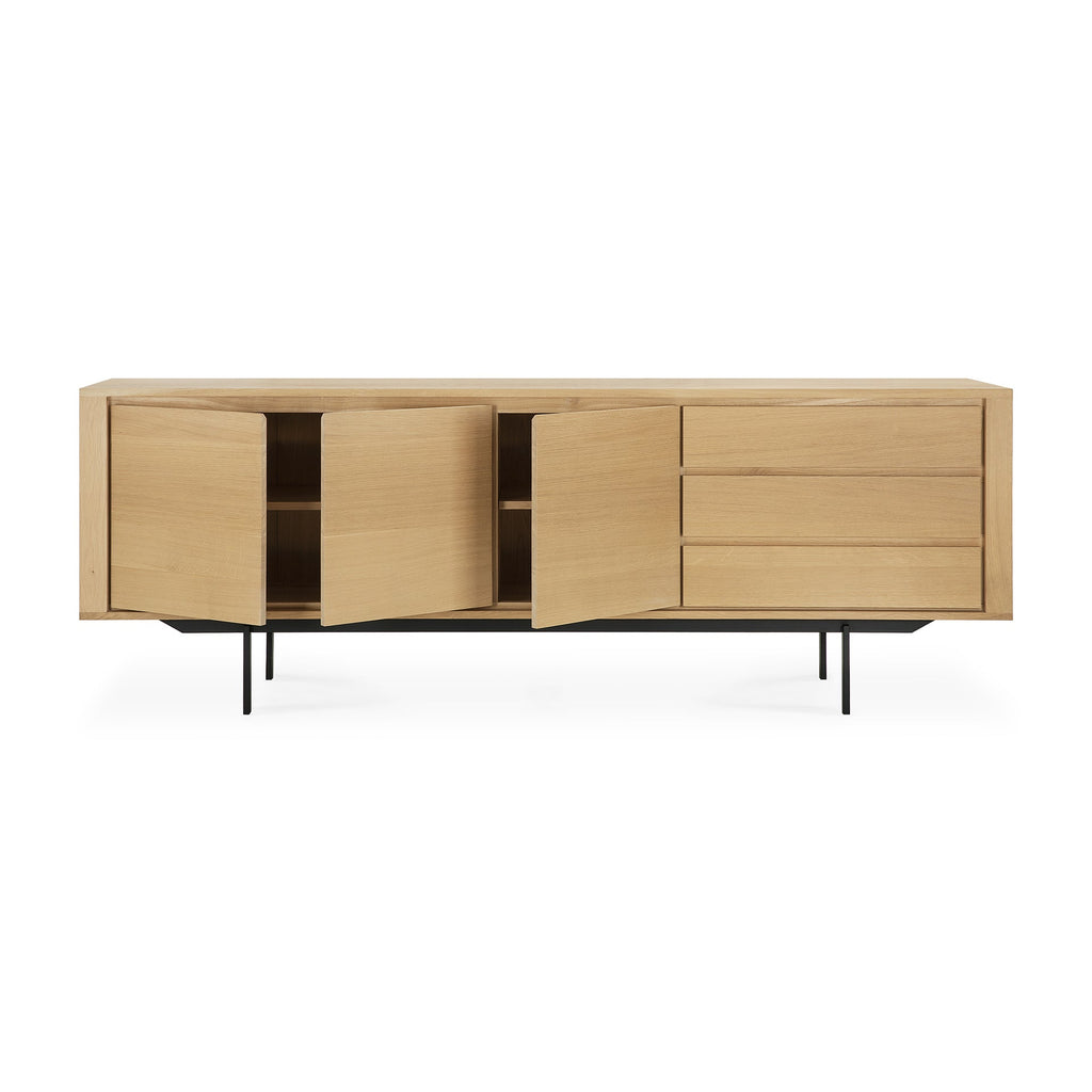 Shadow Sideboard - Oak - 3 Doors - 3 Drawers - Loom Collection