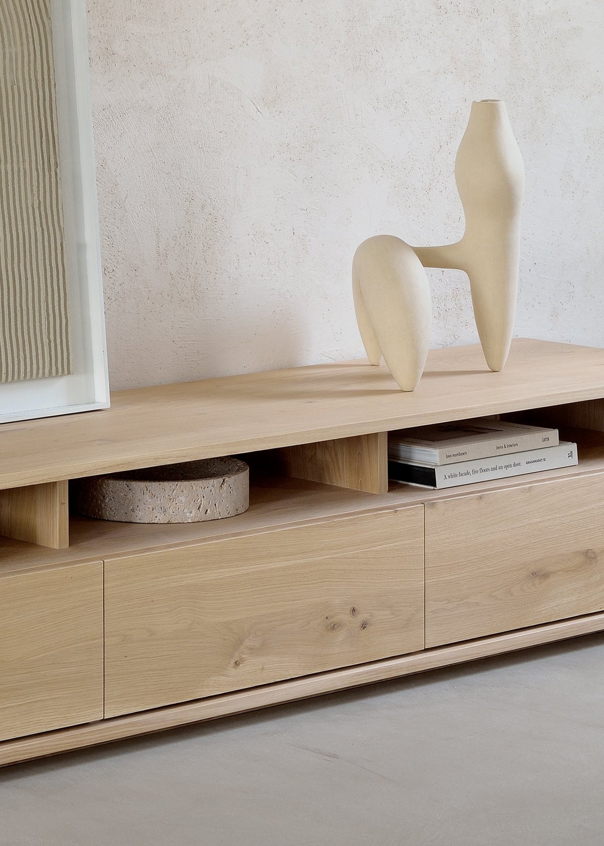 Shadow Tv Cupboard - Oak