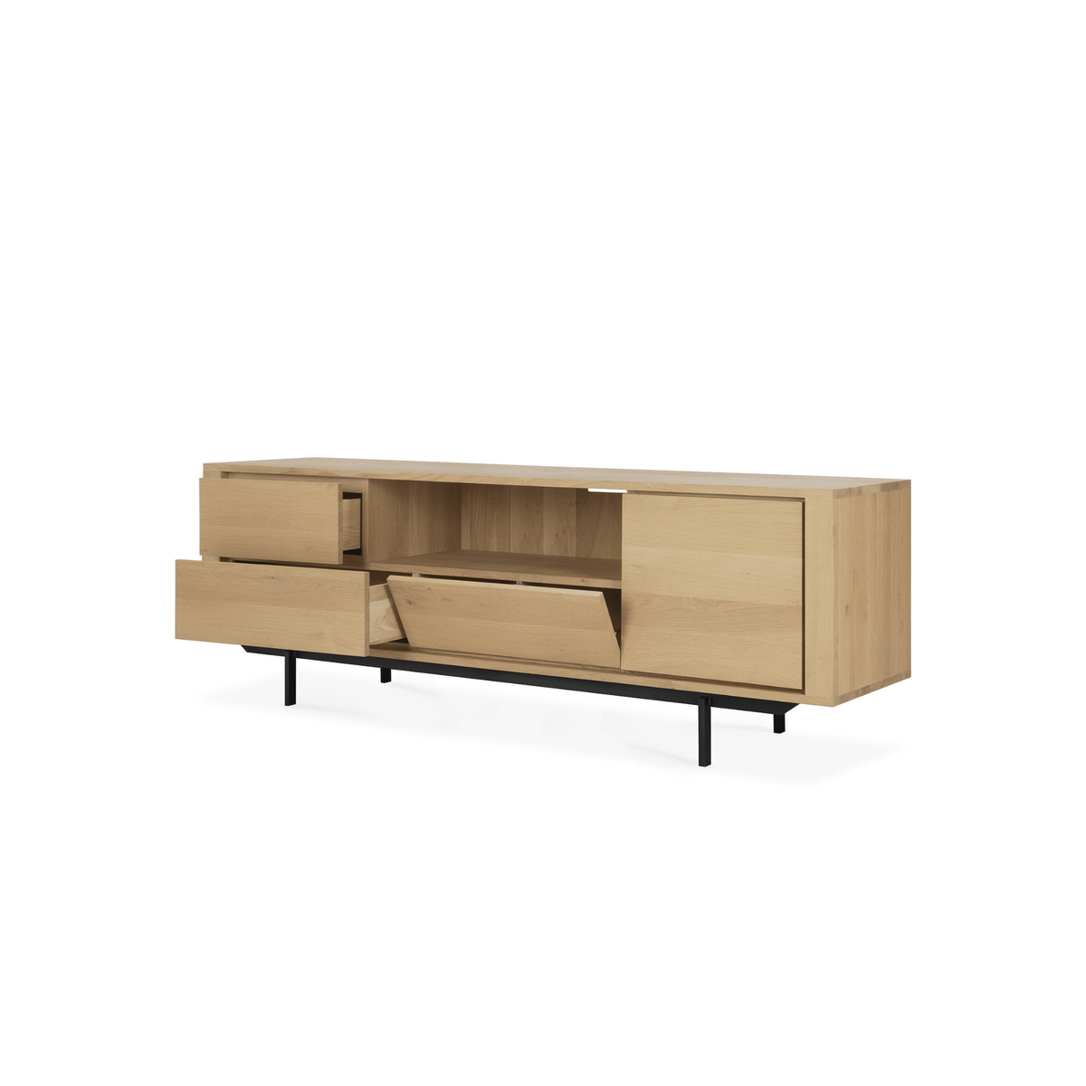 Shadow TV Cupboard - Oak - Ethnicraft Loom Collection Dubai