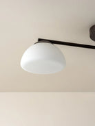 Silio - 3 Light Bronze And Opal Flush - Ceiling Lights Lights&Lamps Loom Collection Dubai