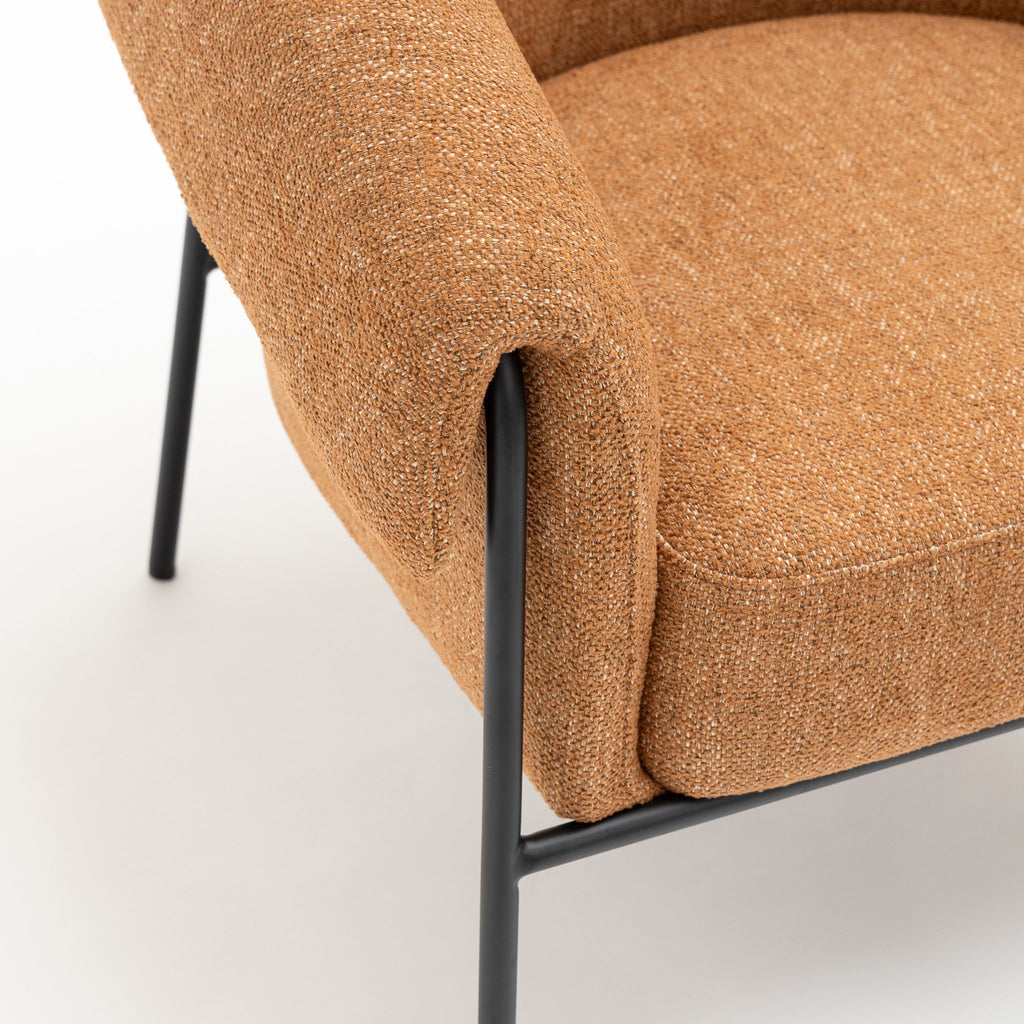 Sinca Armchair - Pumpkin - Accent Chairs Loom Collection Loom Collection Dubai