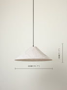 Siya - Collapsible Large Linen Pendant