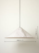 Siya - Collapsible Oversized Linen Pendant