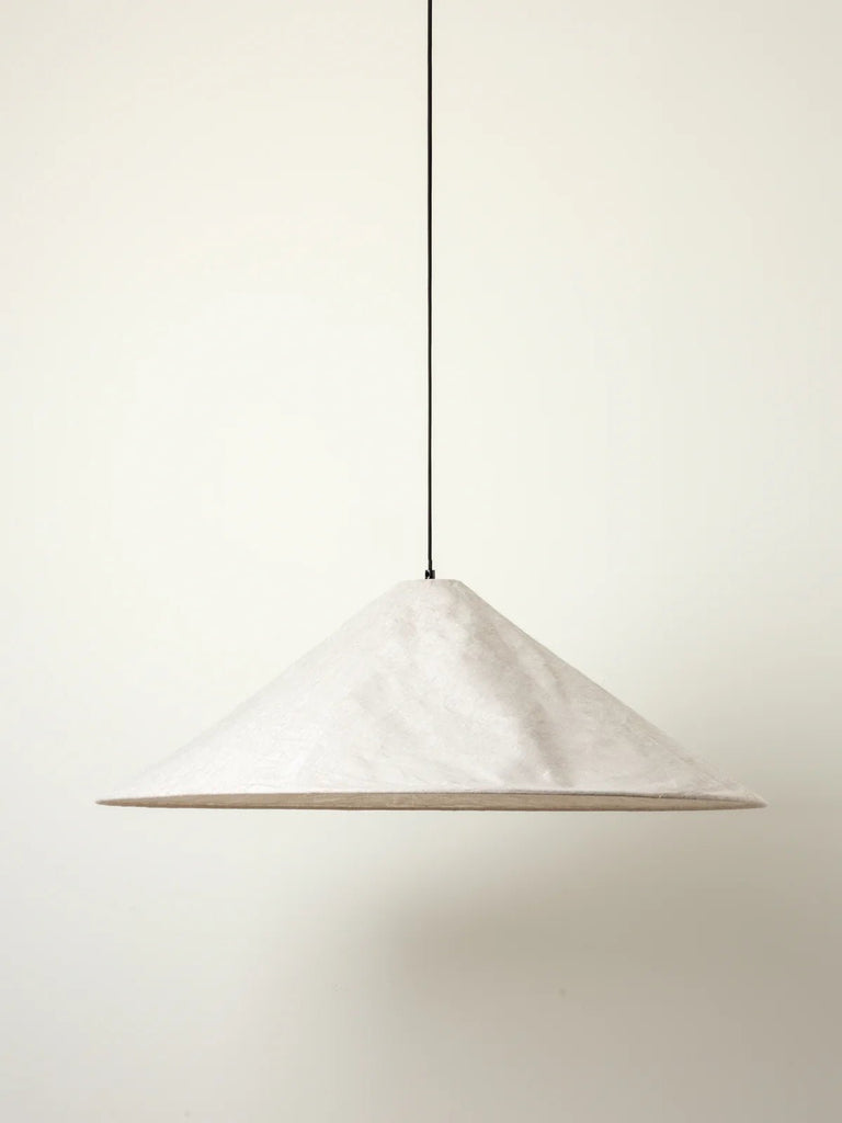 Siya - Collapsible Oversized Linen Shade + Capel Drop + Bulb - Loom Collection