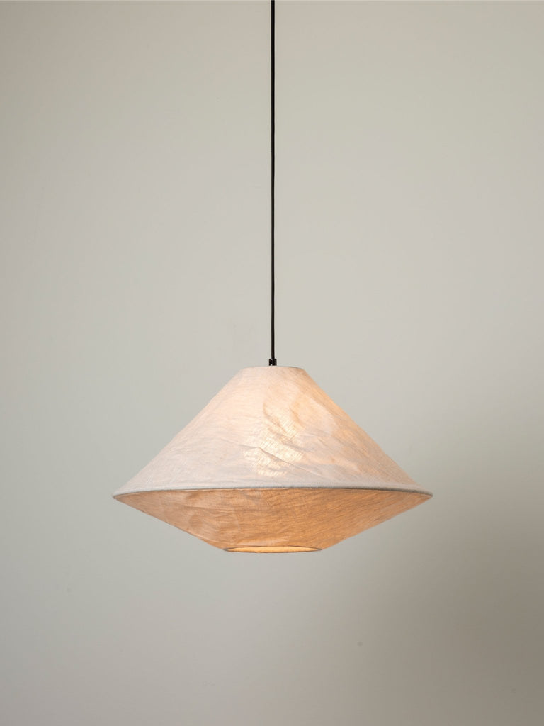 Siya - Collapsible Small Linen Pendant - Loom Collection