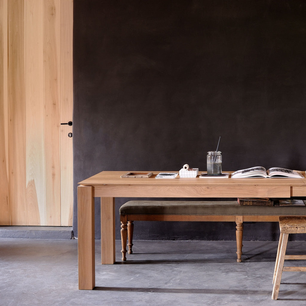 Slice Extendable Dining Table - Oak - Dining Tables - Extendable Ethnicraft Loom Collection Dubai