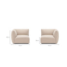 Slipper Corner - Bleached Sand - Sofa Natadora Loom Collection Dubai
