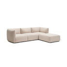 Slipper Corner Sofa - Bleached Sand - Sofa Natadora Loom Collection Dubai