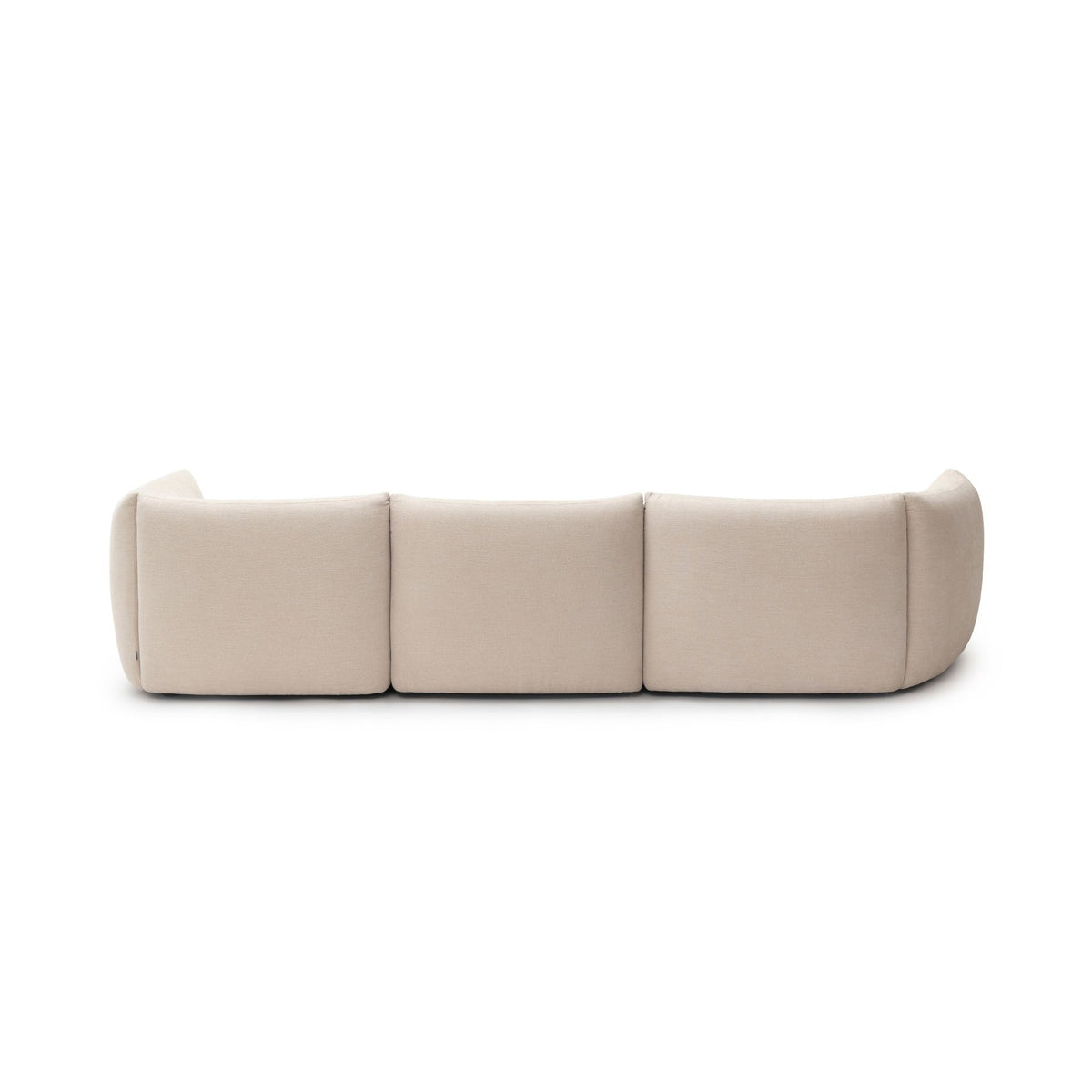 Slipper Corner Sofa - Bleached Sand - Sofa Natadora Loom Collection Dubai