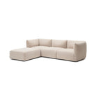 Slipper Corner Sofa - Bleached Sand - Sofa Natadora Loom Collection Dubai