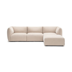 Slipper Corner Sofa - Bleached Sand - Sofa Natadora Loom Collection Dubai