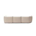Slipper Corner Sofa - Bleached Sand - Sofa Natadora Loom Collection Dubai
