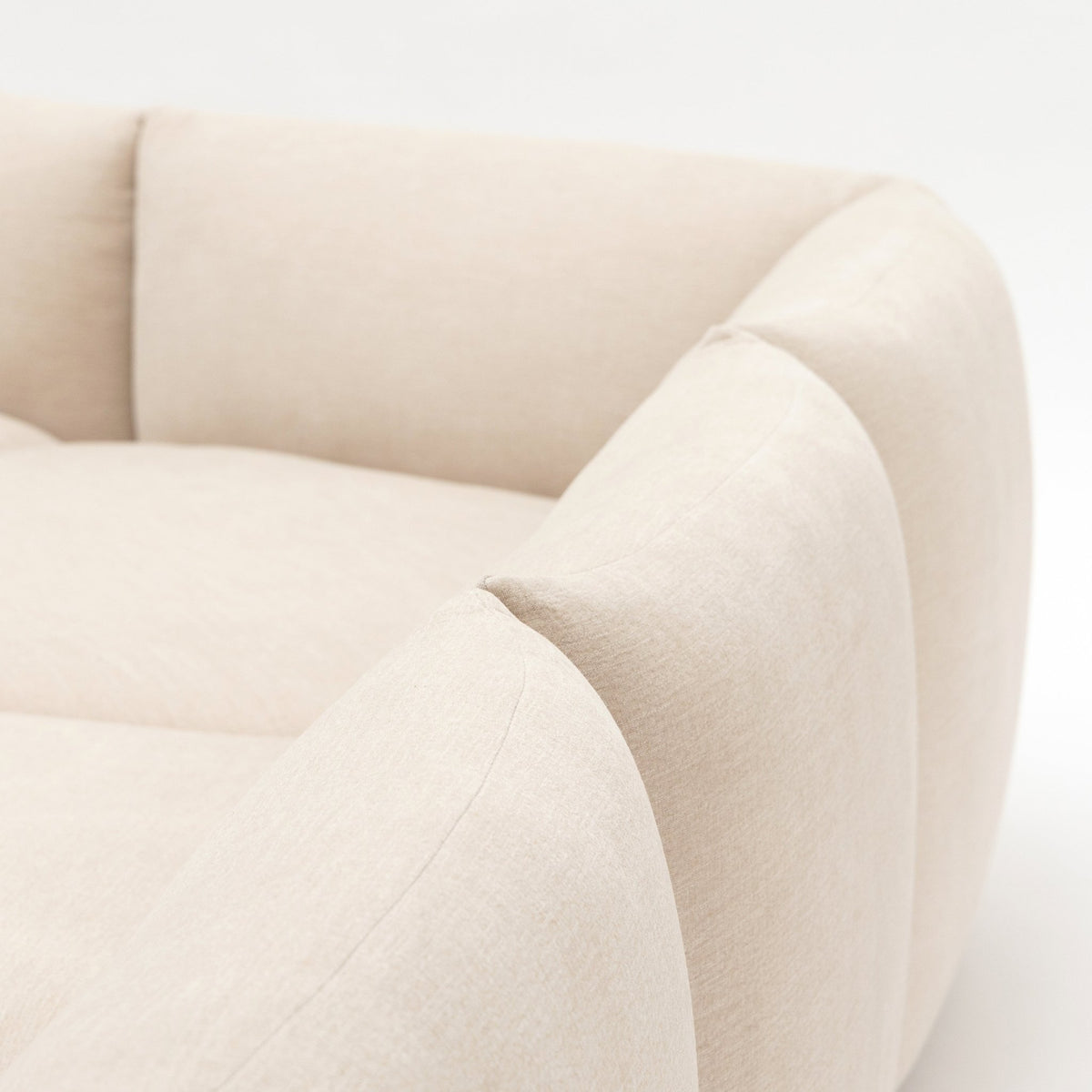 Slipper Corner V1 Sofa - Bleached Sand
