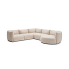 Slipper Large Corner Sofa - Bleached Sand - Sofa Natadora Loom Collection Dubai