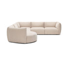 Slipper Large Corner Sofa - Bleached Sand - Sofa Natadora Loom Collection Dubai