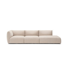 Slipper Large Open Sofa - Bleached Sand - Sofa Natadora Loom Collection Dubai