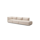 Slipper Large Open Sofa - Bleached Sand - Sofa Natadora Loom Collection Dubai