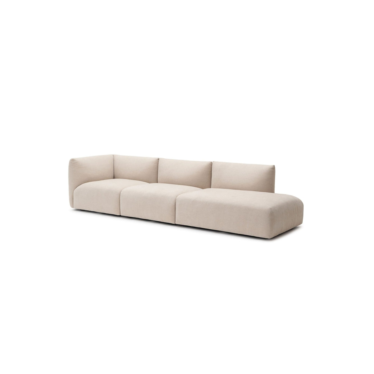 Slipper Large Open Sofa - Bleached Sand - Sofa Natadora Loom Collection Dubai