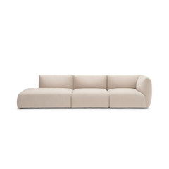 Slipper Large Open Sofa - Bleached Sand - Sofa Natadora Loom Collection Dubai