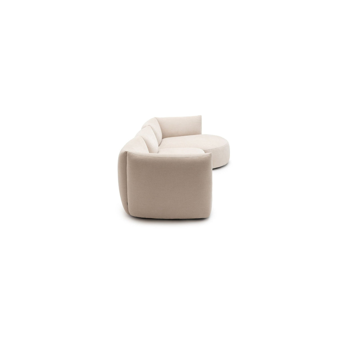 Slipper Lounge Closed Sofa - Bleached Sand - Sofa Natadora Loom Collection Dubai