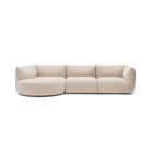 Slipper Lounge Closed Sofa - Bleached Sand - Sofa Natadora Loom Collection Dubai
